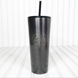 NWT Starbucks Black Ombre 24oz Stainless Steel Cup